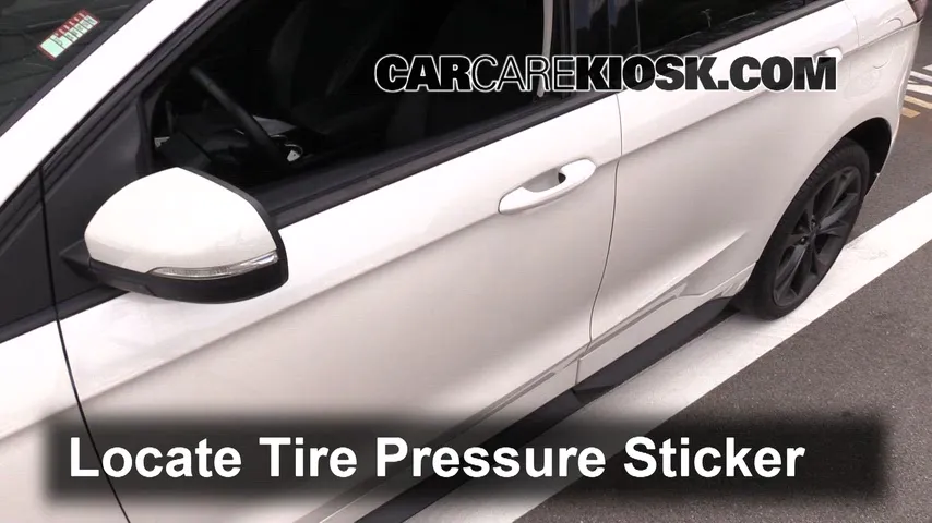 2015 Ford Edge Sport 2.7L V6 Turbo Tires & Wheels Check Tire Pressure